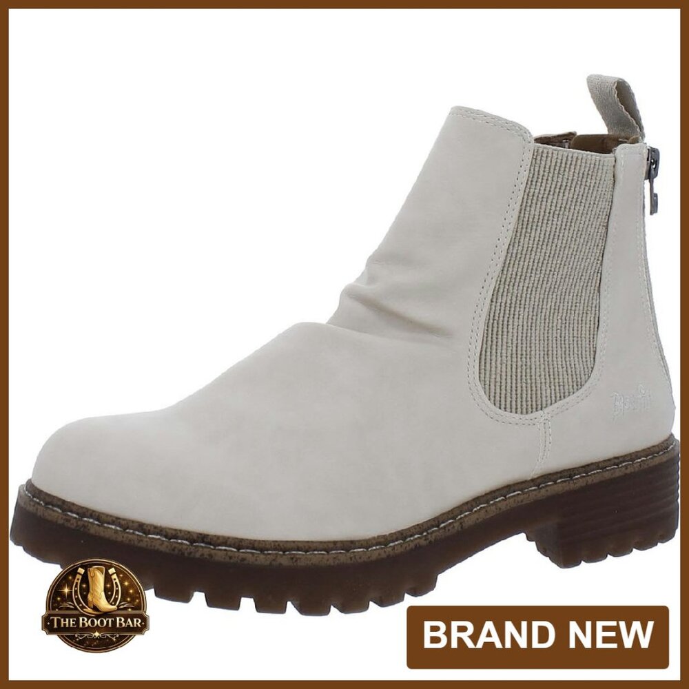 Faux Leather Chelsea Ankle Boots With Double Zippers - Size Available